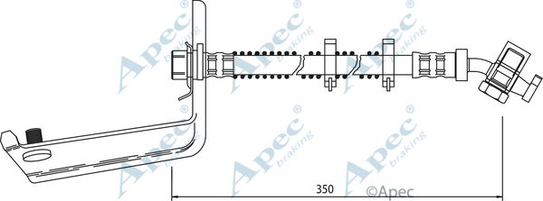 APEC BRAKING Pidurivoolik HOS3545